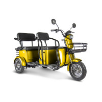 Электротрицикл Rutrike Экипаж Желтый